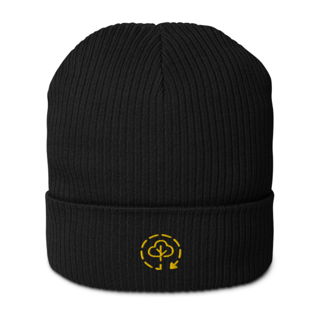 Organic ribbed beanie black front 672b5ebadbd34.jpg