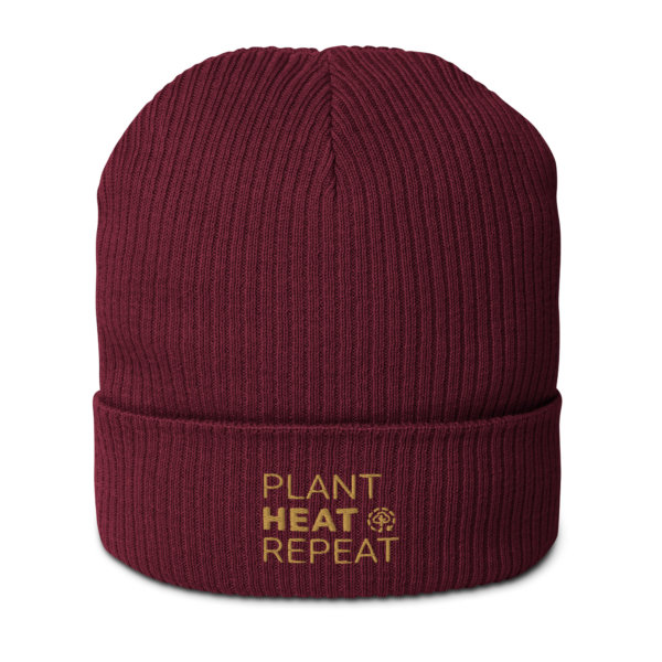Organic Ribbed Beanie Burgundy Front 674f966e22f57.jpg