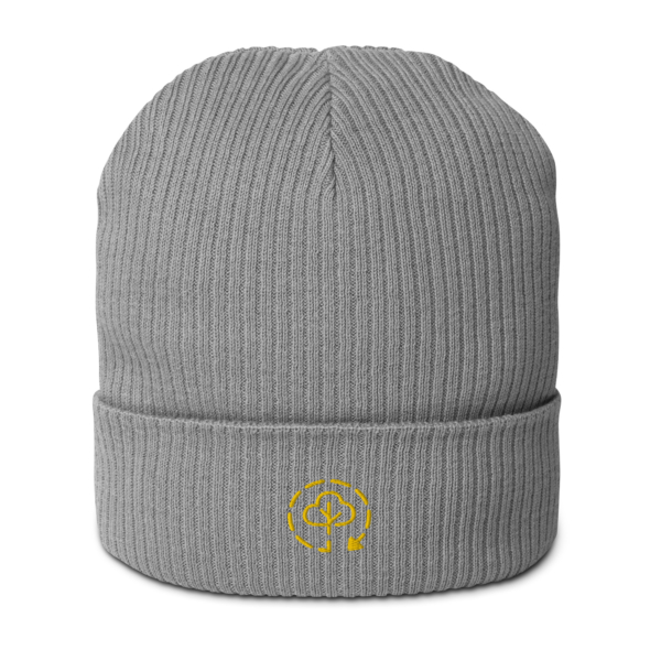 Gerippte Bio-Beanie "Logo" – Bild 8
